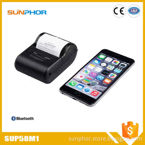 Bluetooth moible printer 58mm wireless thermal receipt bill printer
